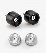 Contrapesos Thruster 20721N+9420P Puig color Plata para Ducati Monster 937