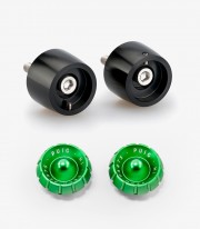 Puig Thruster 20721N+9420V Bar Ends in Green for Ducati Monster 937