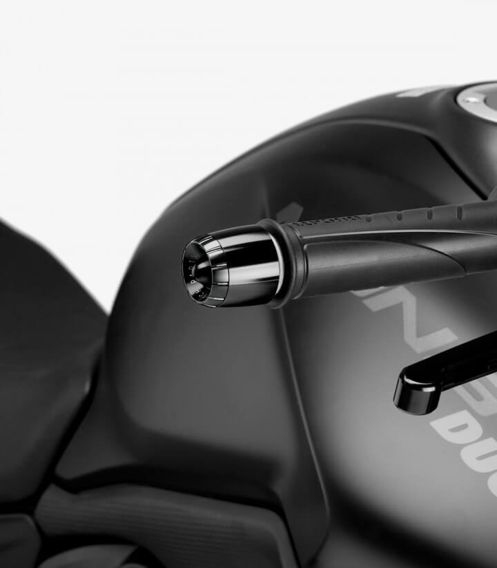 Puig Lenkerendgewichte Thruster 20721N+9420N in Schwarz für Ducati Monster 937 (21-25)
