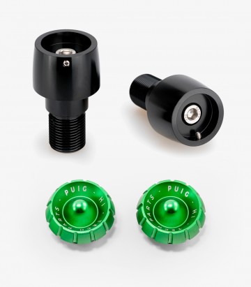 Puig Lenkerendgewichte Thruster 21294N+9420V in Grün für Aprilia Tuono V4 1100 (25-26), Yamaha TMAX 560 (20-26)