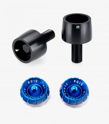 Puig Lenkerendgewichte Thruster 21627N+9420A in Blau für several Suzuki models