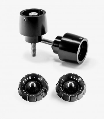 Puig Lenkerendgewichte Thruster 9410N+9420N in Schwarz für several Honda models