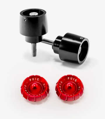 Puig Lenkerendgewichte Thruster 9410N+9420R in Rot für several Honda models