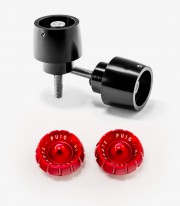 Puig Thruster Bar Ends in Red for Honda CB, CBF, CBR, Integra, NC700/750/S/X, VFR, VTR