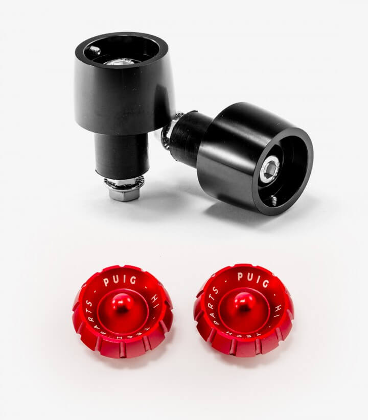 Universelle Puig Lenkerendgewichte Thruster 9411N+9420R in Rot