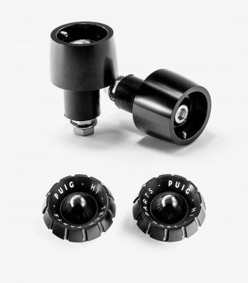Universelle Puig Lenkerendgewichte Thruster 9411N+9420N in Schwarz