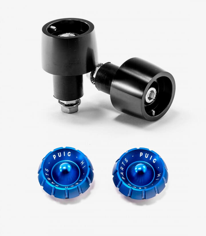 Universelle Puig Lenkerendgewichte Thruster 9411N+9420A in Blau