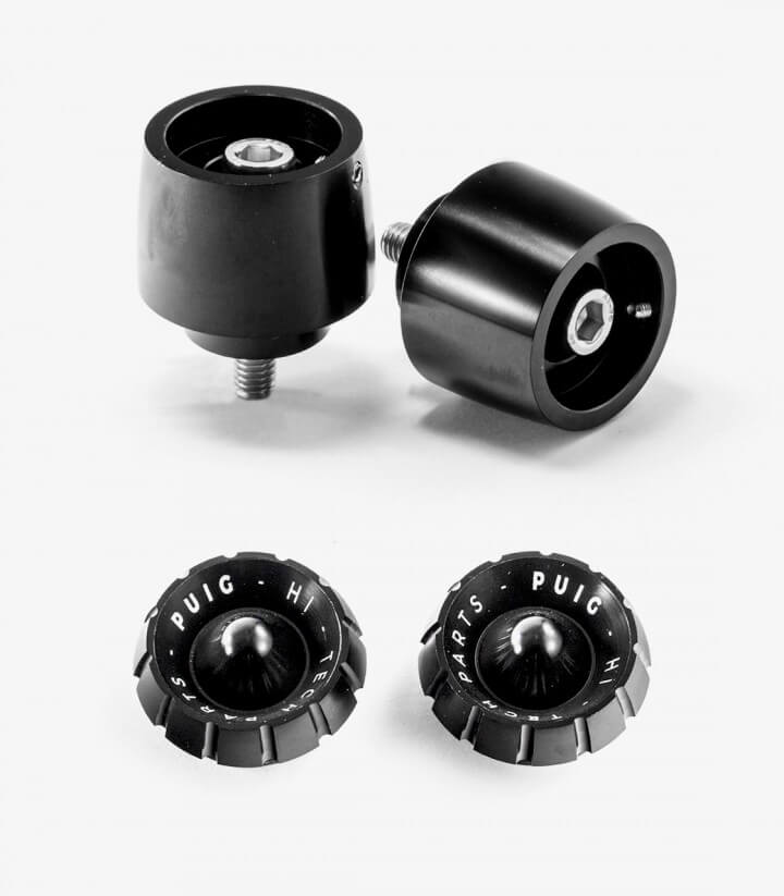 Puig Lenkerendgewichte Thruster 9414N+9420N in Schwarz für several Yamaha models