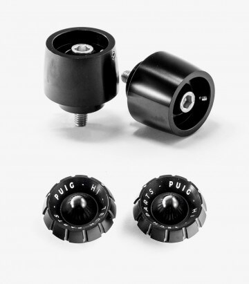 Puig Lenkerendgewichte Thruster 9414N+9420N in Schwarz für several Yamaha models