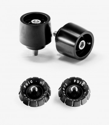 Puig Thruster Bar Ends in Black for Yamaha FJR1300A/AS, FZ1, FZ8/Fazer, FZS600 Fazer, R1, R6