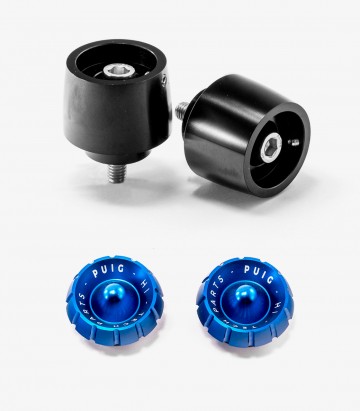 Puig Lenkerendgewichte Thruster 9414N+9420A in Blau für several Yamaha models