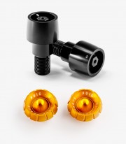 Contrapesos Thruster Puig color Oro para Yamaha FZ, MT, TDM, T-MAX, XJ6, XJR, X-MAX, XSR, YZF