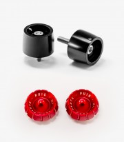 Puig Thruster Bar Ends in Red for Suzuki GSX-R250, GSX-S750/1000/F, SV650/1000/S, Yamaha X-MAX 125/300/400