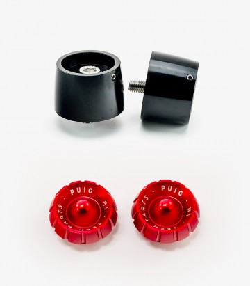 Puig Lenkerendgewichte Thruster 9698N+9420R in Rot für Benelli Leoncino 125/250/500/800 (16-26), Tornado 550 (25-26)