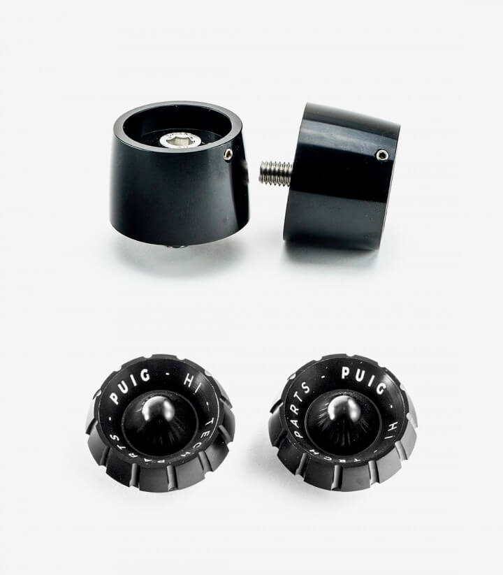 Puig Lenkerendgewichte Thruster 9698N+9420N in Schwarz für Benelli Leoncino 125/250/500/800 (16-26), Tornado 550 (25-26)