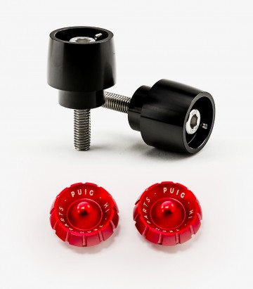 Puig Lenkerendgewichte Thruster 9875N+9420R in Rot für Yamaha MT-09 Tracer (15-17)