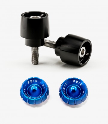 Puig Lenkerendgewichte Thruster 9875N+9420A in Blau für Yamaha MT-09 Tracer (15-17)