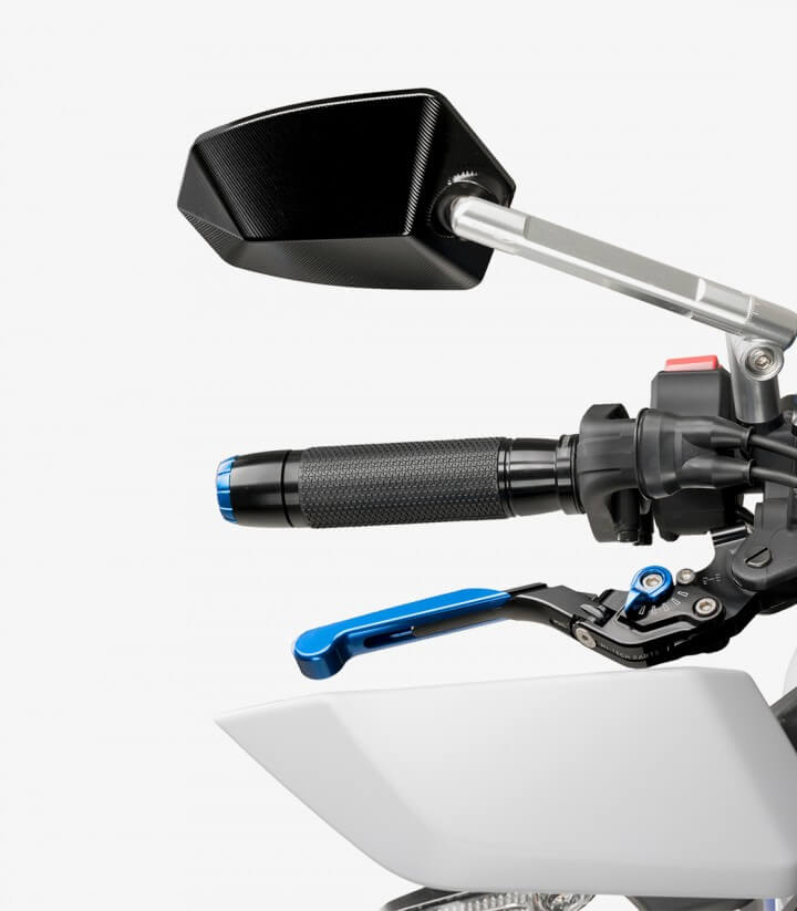 Puig Lenkerendgewichte Thruster 9876N+9420A in Blau für Yamaha MT-07 Tracer (16-17), Tracer 700 (18-20), Tracer 7 (21-24)