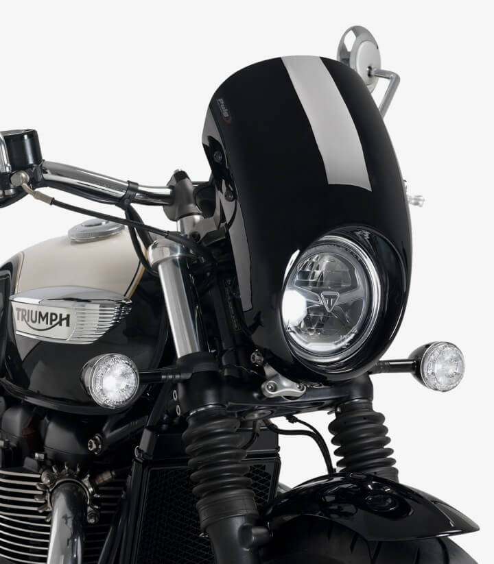 Halbverkleidung Puig Anarchy Triumph Bonneville Speedmaster (18-26) Schwarz 21114N