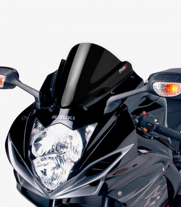 Windschild Puig Z-Racing Suzuki GSX-R600 (11-16), GSX-R750 (11-16) Schwarz 5605N