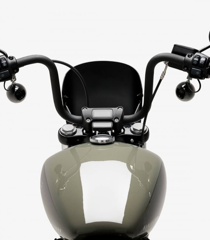 Halbverkleidung Puig Anarchy Harley-Davidson Softail Street Bob FXBB (18-26) Schwarz 21216N