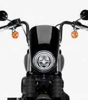 Harley Davidson Softail Street Bob FXBB (21-24) Puig Anarchy Black Semi-fairing 21216N