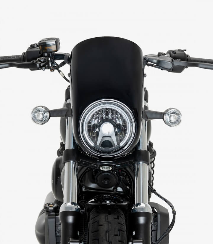 Halbverkleidung Puig Anarchy Harley-Davidson Nightster 975 Special (23-26) Schwarz 21956N