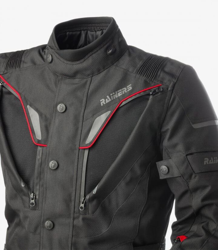 Adventure-Jacke Rainers DAKAR XTREM Schwarz