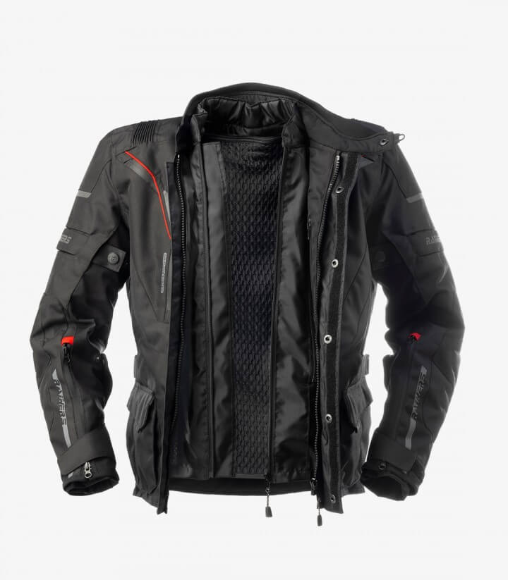 Adventure-Jacke Rainers DAKAR XTREM Schwarz