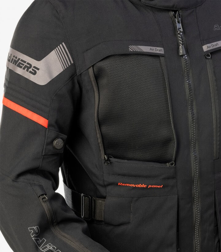Adventure-Jacke Rainers DESERT Schwarz
