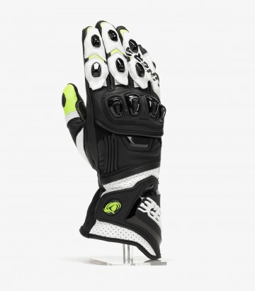 Guantes Rainers VRC4 PRO-F Blanco / Fluor Racing