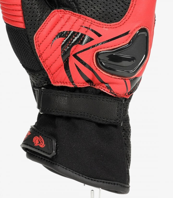 Rainers Touring-Handschuhe DINAMIKO-R Schwarz / Rot