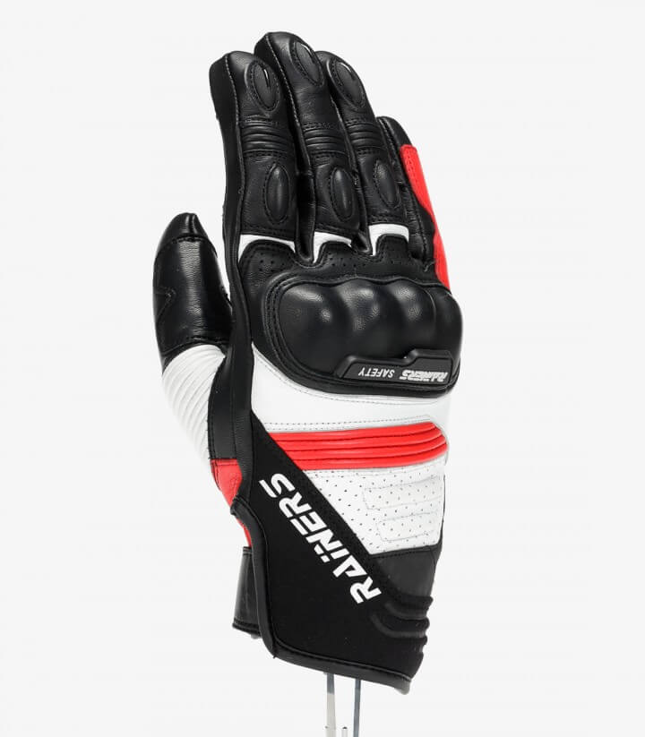 Rainers Touring-Handschuhe SANDRO-R Schwarz / Rot