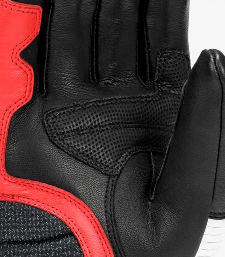 Rainers Touring-Handschuhe SANDRO-R Schwarz / Rot