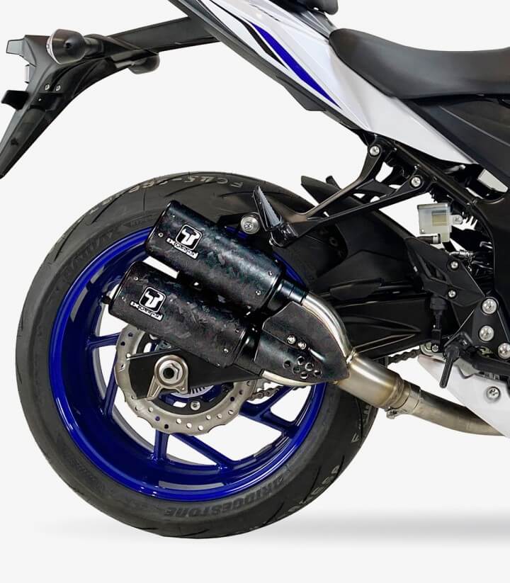 Auspuff DS8462C2 IXRACE DCX2 für Suzuki GSR 750 (11-16), GSX-S 750 (17-20)