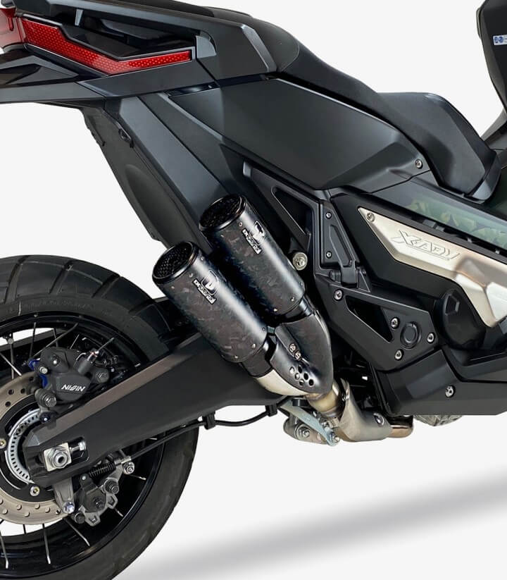 Auspuff DH6459C2 IXRACE DCX2 für Honda Forza 750 (21-24), X-ADV 750 (17-24)