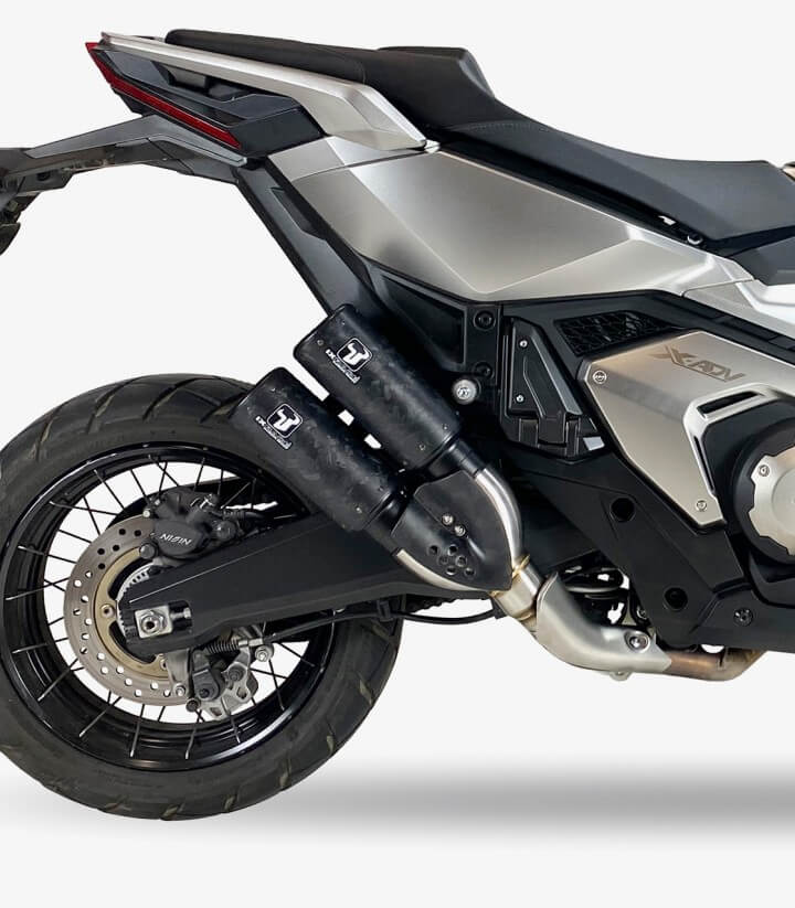 Auspuff DH6459C2 IXRACE DCX2 für Honda Forza 750 (21-24), X-ADV 750 (17-24)