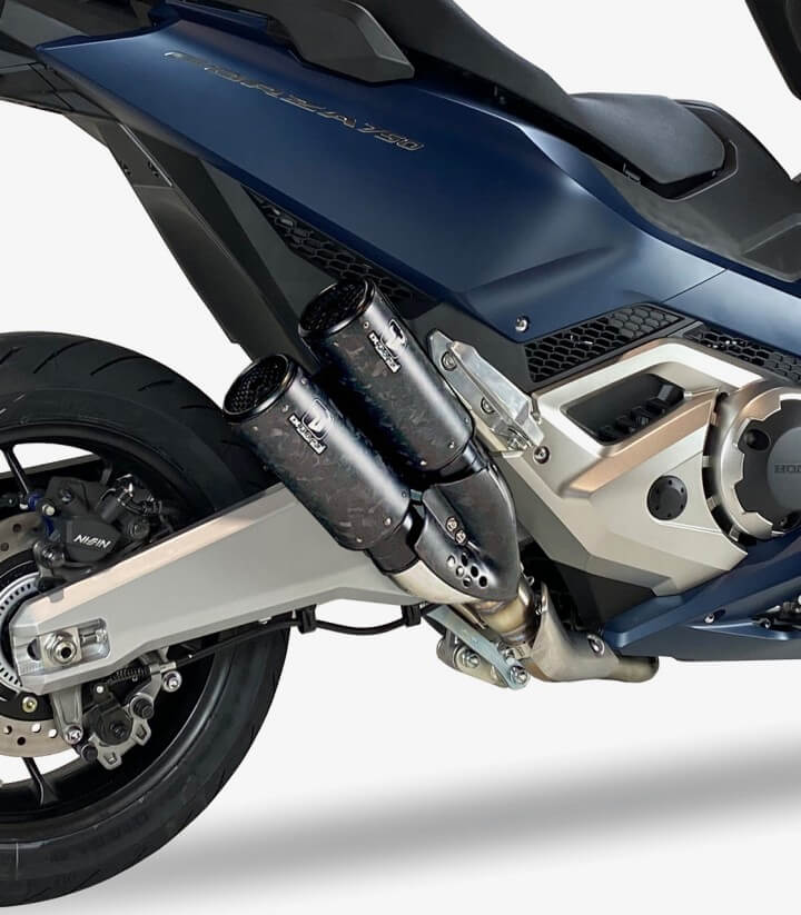 Auspuff DH6459C2 IXRACE DCX2 für Honda Forza 750 (21-24), X-ADV 750 (17-24)
