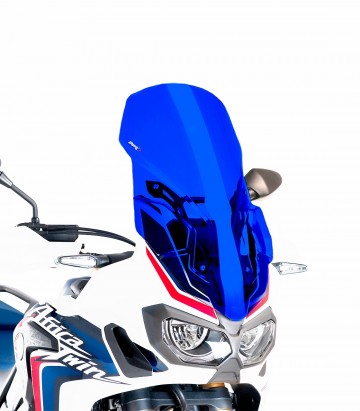 Windschild Puig Touring Honda CRF1000L Africa Twin (16-19) Blau 8905A