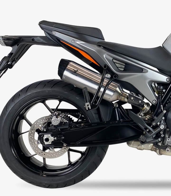 Auspuff BC3079SC IXRACE DESERT Edelstahl für KTM Duke 790 (18-20), 890/R/L (20-23)