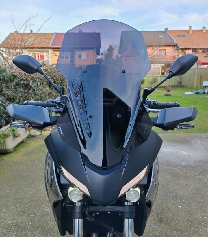 Windschild Puig Touring Yamaha Tracer 7/7 GT (21-24), Tracer 700/700 GT (20) Dunkel getönt 20434F