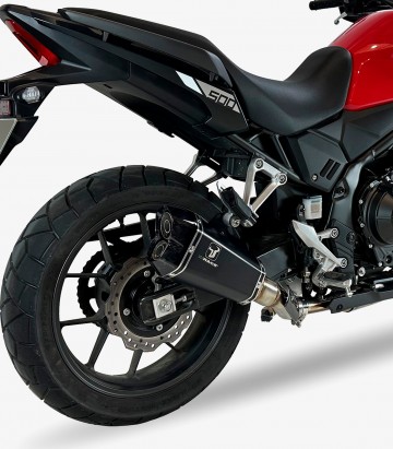 Auspuff MH6037B IXRACE M8 Schwarz für Honda CB 500 Hornet, CBR 500 R, NX500 (24-26)