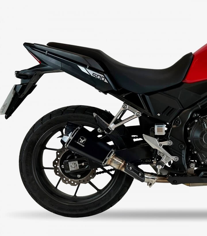 Auspuff MH6037B IXRACE M8 Schwarz für Honda CB 500 Hornet, CBR 500 R, NX500 (24-26)