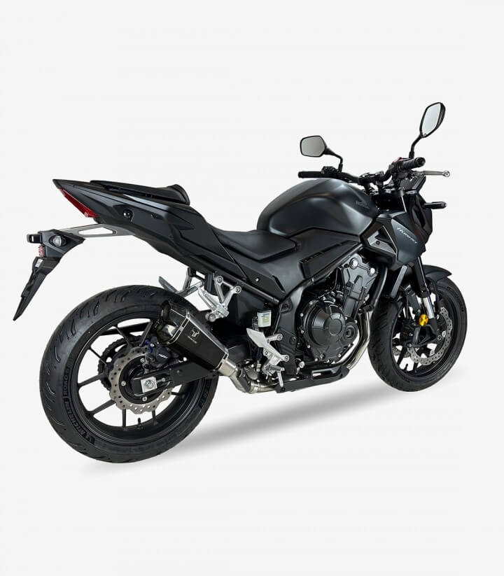 Auspuff MH6037B IXRACE M8 Schwarz für Honda CB 500 Hornet, CBR 500 R, NX500 (24-26)