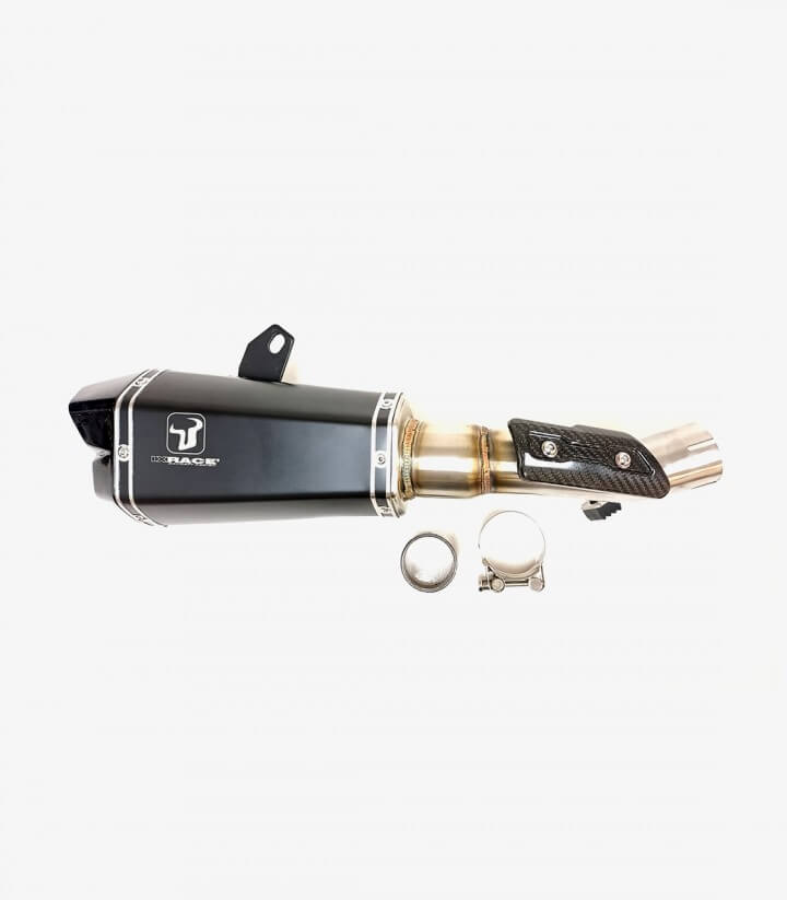 Auspuff MH6037B IXRACE M8 Schwarz für Honda CB 500 Hornet, CBR 500 R, NX500 (24-26)