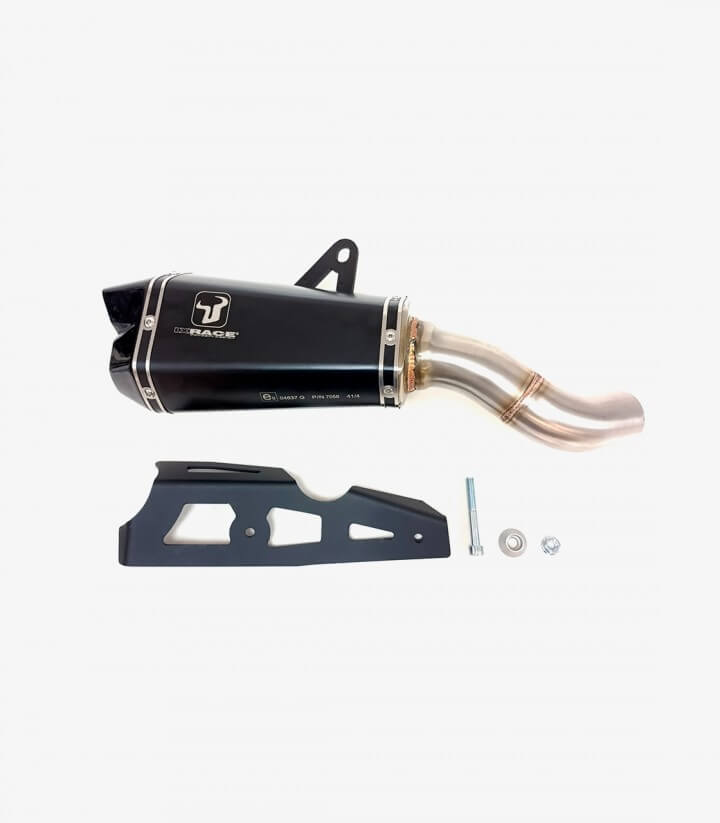 Auspuff MK7058B IXRACE M8 Schwarz für Kawasaki Z 900 (20-24)