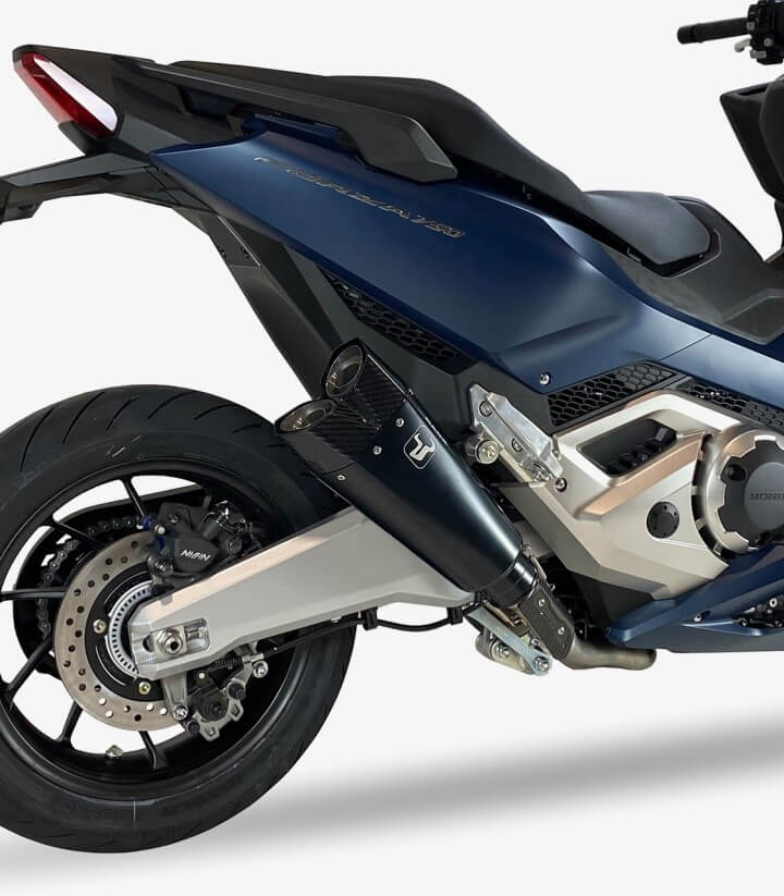 Auspuff WH6259SBX IXRACE M10B Schwarz für Honda Forza 750 (21-24), X-ADV 750 (17-24)
