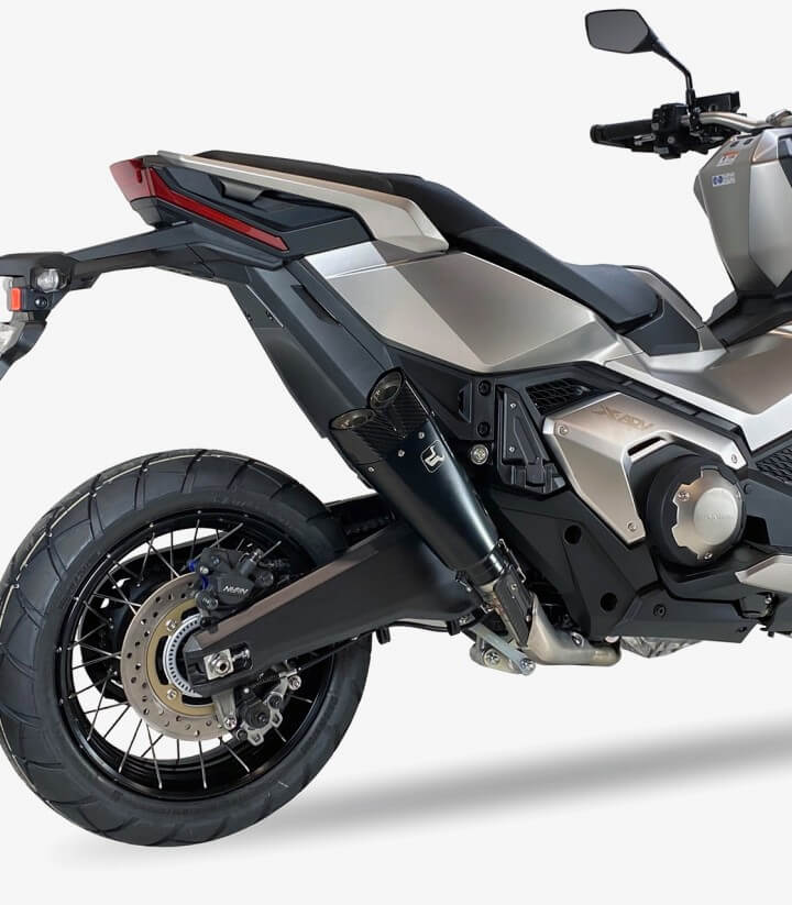 Auspuff WH6259SBX IXRACE M10B Schwarz für Honda Forza 750 (21-24), X-ADV 750 (17-24)