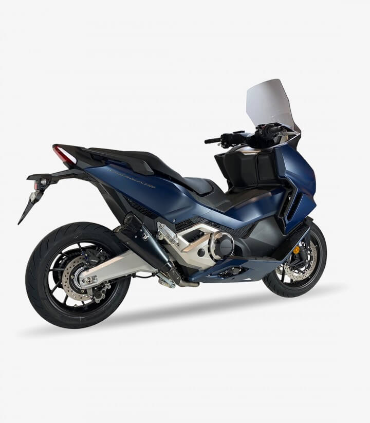 Auspuff WH6259SBX IXRACE M10B Schwarz für Honda Forza 750 (21-24), X-ADV 750 (17-24)