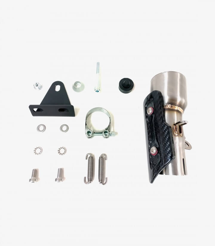Auspuff WH6259SBX IXRACE M10B Schwarz für Honda Forza 750 (21-24), X-ADV 750 (17-24)